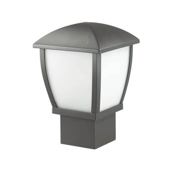 Odeon Light 4051/1B ODL18 707 темно-серый/матовый белый Уличный светильник на столб IP44 E27 100W 220V TAKO