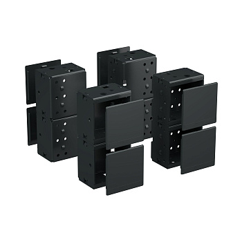 DKC Комплект угловых элементов с пластиковыми заглушками, В =200 мм, 1 кмп = 4 шт.