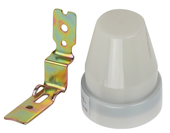 ЭРА DF 302 Датчик движения Фотореле серый, максимальная нагрузка 2200 ВА IP44