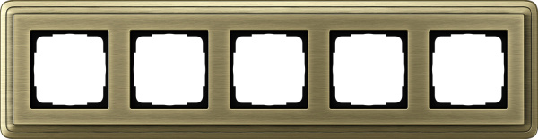 Gira ClassiX Бронза/Бронза Рамка 5-ая 0215621