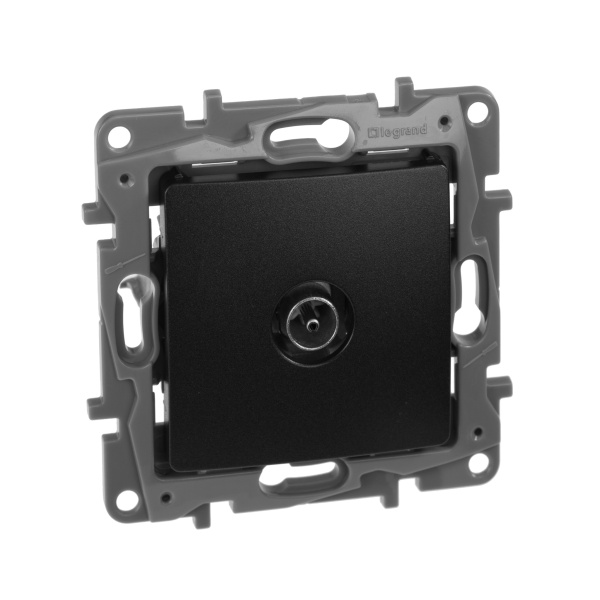 Legrand Etika Антрацит Розетка TV Звезда 672651