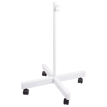 Стойка напольная мобильная для луп с подсветкой, четырехлучевая, белая Rexant 31-0830