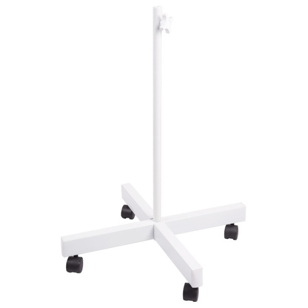 Стойка напольная мобильная для луп с подсветкой, четырехлучевая, белая Rexant 31-0830