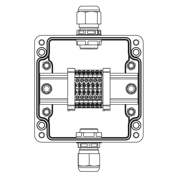 DKC TBE-P-03-(6xCBC.2)-1xPABMP(A)-1xPABMP(C)1Ex e IIC Т5 Gb / Ex tb IIIC T95°C Db IP66