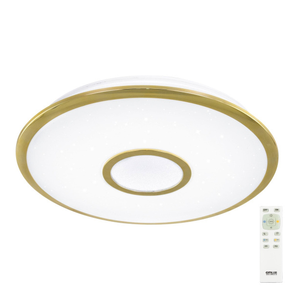 Citilux CL70342R СтарЛайт Золото Светодиод.Светильник с пультом Citilux CL70342R СтарЛайт Золото Светодиод.Светильник с пультом