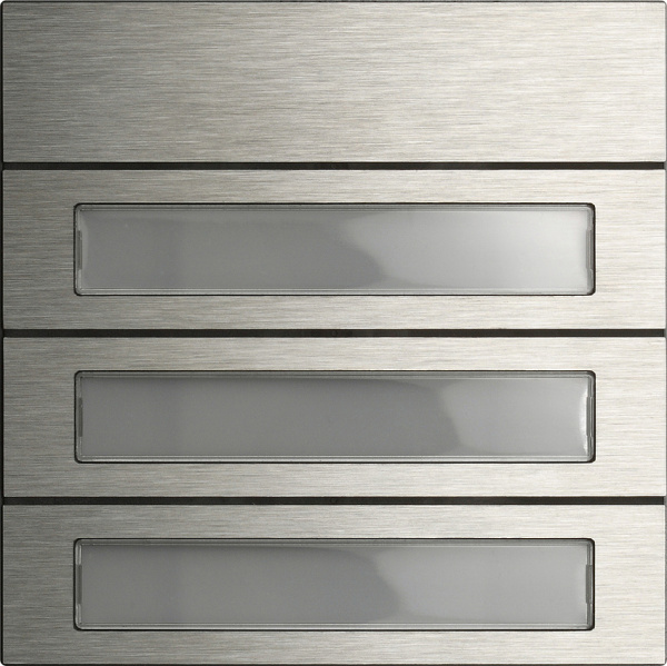 Gira Модуль кнопок вызова System 106 3-местн. 5533920