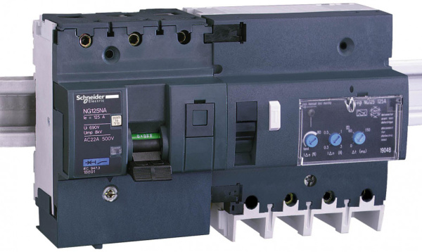 Купить SE Acti 9 Vigi NG125 Блок дифференциальной защиты 3P 125A 3000МА A 19047