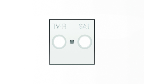 ABB SKY Альпийский белый Накладка для TV-R-SAT розетки 2CLA855010A1101