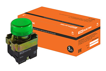 TDM Лампа BV63 матрица d22 мм зеленый SQ0702-0045