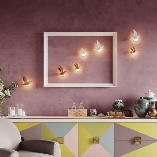 Купить Odeon Light 4310/3WLA HIGHTECH ODL22 155 белый гипс Настенный светильник IP20 LED 3W 122Лм 3000K COLOMBELLA