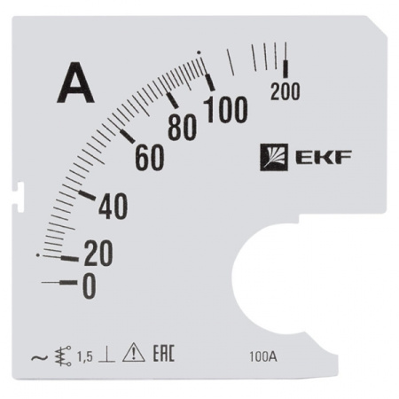 EKF PROxima Шкала сменная для A961 100/5А-1,5 s-a961-100
