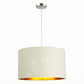 Evoluce SLE300503-03 Светильник подвесной Никель/Золотистый, Светло-бежевый E27 3*40W