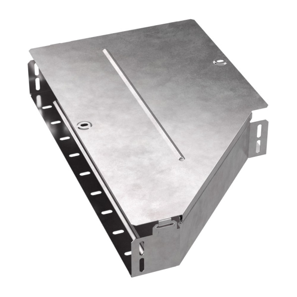 Промрукав Переходник левый с крышкой Стандарт 500х300х80 PR16.0695