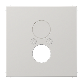 JUNG Крышка для 2-х гнезд (разъемов для громкоговорителей) светло-серая LS962LG