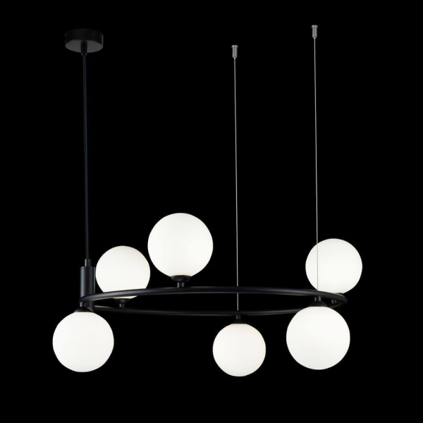 Купить Maytoni Modern Ring Черный Подвесной светильник G9 25W MOD013PL-06B