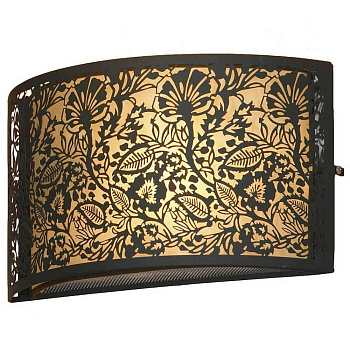 Lussole S.R.L Металл Черный /  Металл/полимер Светильник настенный E14 GRLSF-2371-01