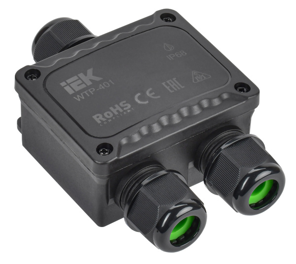 IEK Коробка распред. герметичная WTP-401 3 ввода IP68