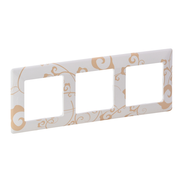Legrand Valena LIFE Ампир белый Рамка 3-ая 754103