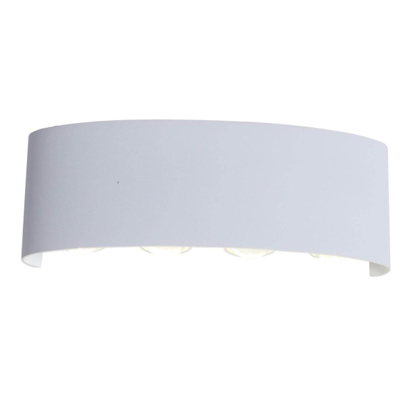 ST Luce SL089.501.08 Светильник уличный настенный Белый кварцевый LED 8*1W 4000K