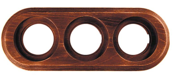 BIRONI Лизетта Бук Старое дерево Рамка 3-ая на бревно 220мм BFC22-630-17