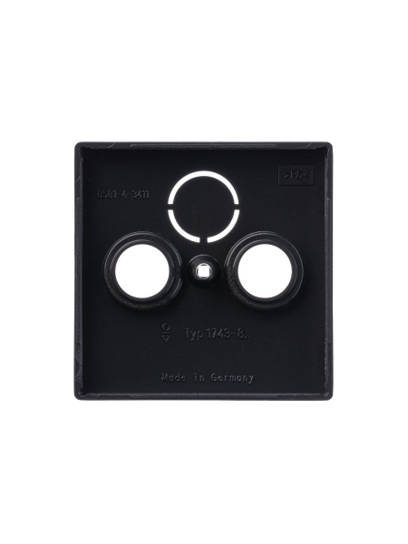 Купить ABB BJE Solo/Future Черный бархат Накладка TV/TV-SAT розетки 2CKA001724A4298