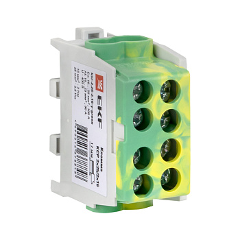 EKF PROxima Клемма распределительная КСР с двойным винтом 2x25/2x16 желто-зеленая