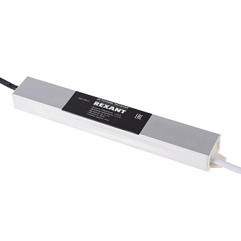 Источник питания 110-220V AC/12V DC, 3А, 36W с проводами, влагозащищенный (IP67) Rexant 200-036-2