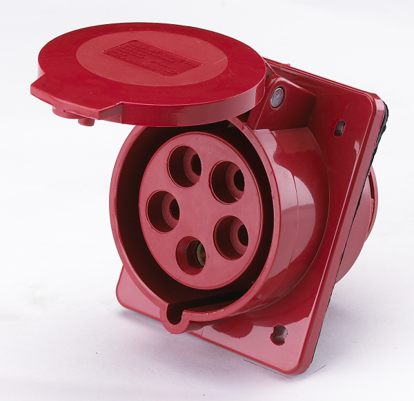 Купить DEKraft Розетка щитовая 425 3Р+РЕ+N 32А 380В IP44 РЩ-102