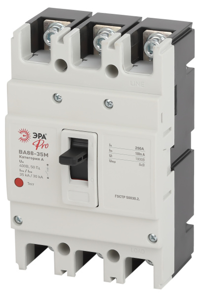 ЭРА Автоматический выключатель ВА88-35М PRO SVA30-3-0200-E 3Р 200А 35кА