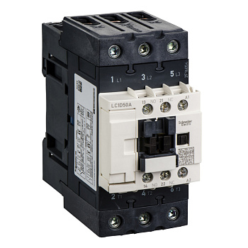 SE Contactors D Telemecanique Контактор 3P Everlink 440В, 50A, 3НО сил.конт. катушка 220В АС LC1D50AM7