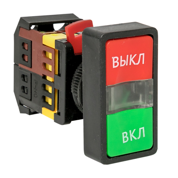 Купить EKF PROxima Кнопка AS-22N "Пуск-Стоп" прямоугольная 220В NO+NC