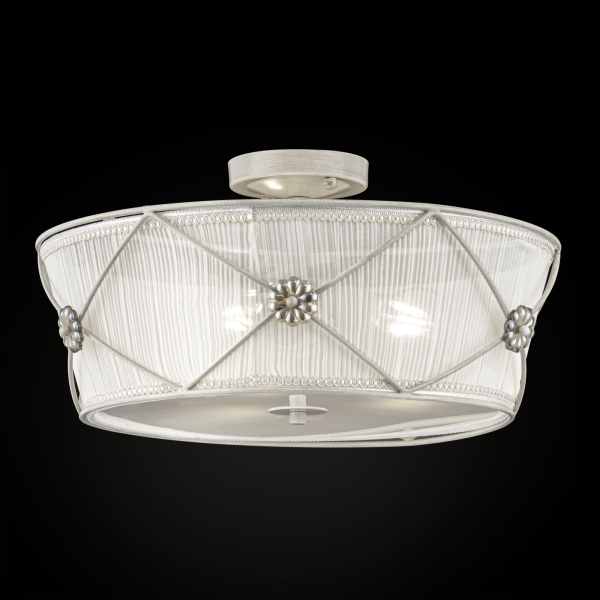 Купить Maytoni Elegant Lea Жемчужный белый Потолочный светильник 3xE27 40W ARM369-03-G