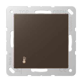 JUNG KNX-регулятор с ручкой для установки температуры мокка A2178ORTSMO