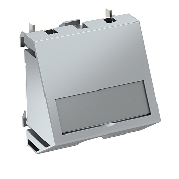 OBO Bettermann Кабельный вывод 1 модуль Modul45, 45х45 мм, цвет алюминиевый лак 6117422