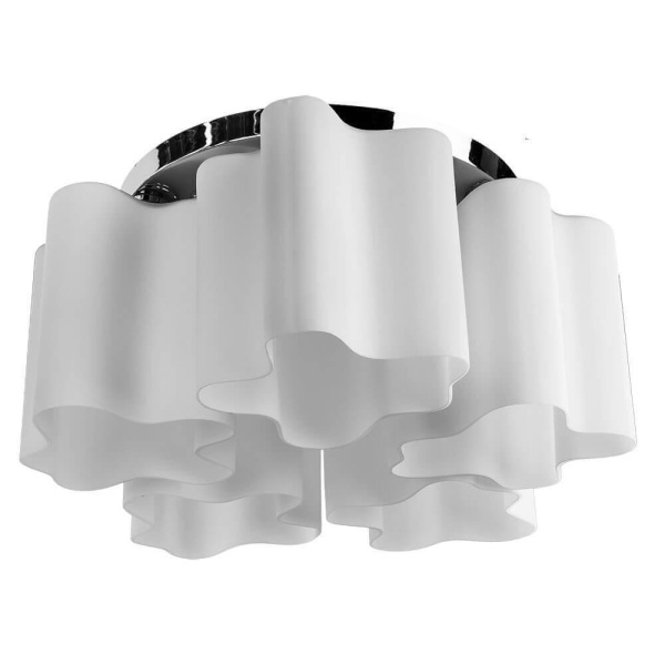 Arte Lamp Serenata Хром/Белый Светильник потолочный 5x40W 5xE27 A3479PL-5CC Arte Lamp Serenata Хром/Белый Светильник потолочный 5x40W 5xE27 A3479PL-5CC