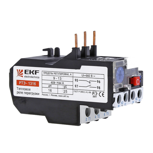 Купить EKF PROxima Реле тепловое РТЭ-1308 2,5-4А