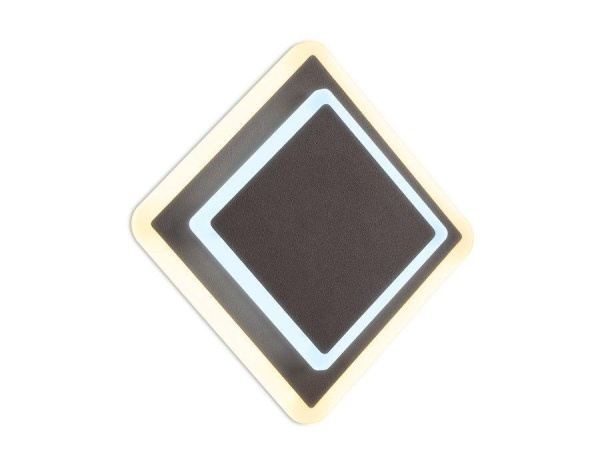 Купить Ambrella Настенный светодиодный светильник FW108 CF кофе LED 3000K/6400K 18W 240*220*50