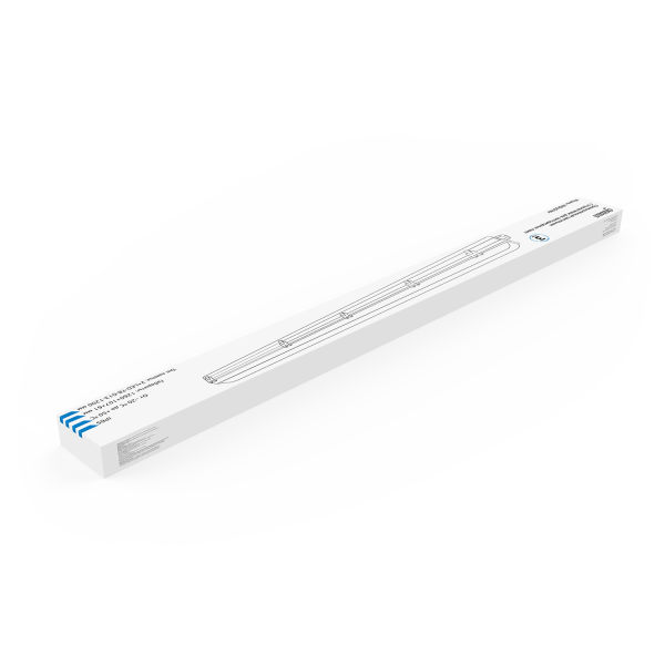 Купить Gauss Светильник линейный СПП-Т8-G13 INDUSTRY 220-230V IP65 1260*107*61мм для LED ламп 2х1200мм 909410212