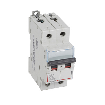 Legrand DX3-E Автоматический выключатель 2P 32А (С) 6000/6kA 407280