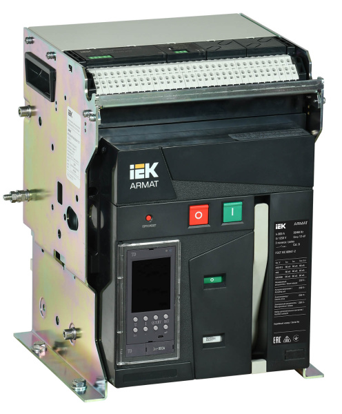 IEK ARMAT Автоматический выключатель воздушный стационарного исполнения 3P A 66кА 800А TD с акс.