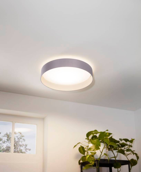 Eglo 93397 Светодиодная люстра PALOMARO, 24W (LED), Ø500, пластик/текстиль антрацит Купить Eglo 93397 Светодиодная люстра PALOMARO, 24W (LED), Ø500, пластик/текстиль антрацит