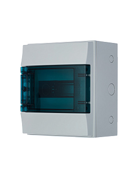 ABB Mistral65 Бокс навесной 8М прозрачная дверь (с клемм) 1SLM006501A1201