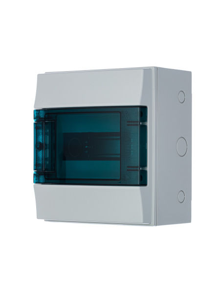 ABB Mistral65 Бокс навесной 8М прозрачная дверь (с клемм) 1SLM006501A1201