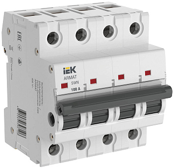 IEK ARMAT Выключатель нагрузки SWN 4P 100А