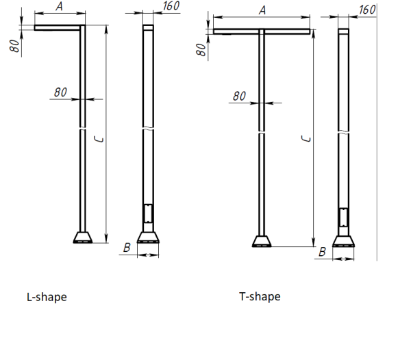 Купить СТ Светильник ул. ДКУ cветодиод. (LED) IP66 алюминий