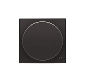 ABB Zenit Антрацит Механизм электронного поворотного светорегулятора для регулируемых LEDi ламп, 2-100 Вт, 2-модульный 2CLA226030N1801