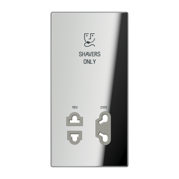 JUNG Накладка бритвенной розетки хром SOGCR7522PL