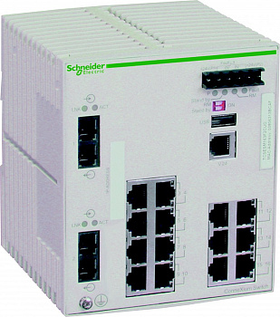 SE Коммутатор Connexium (Managed) 14TX/2FX-MM TCSESM163F2CU0