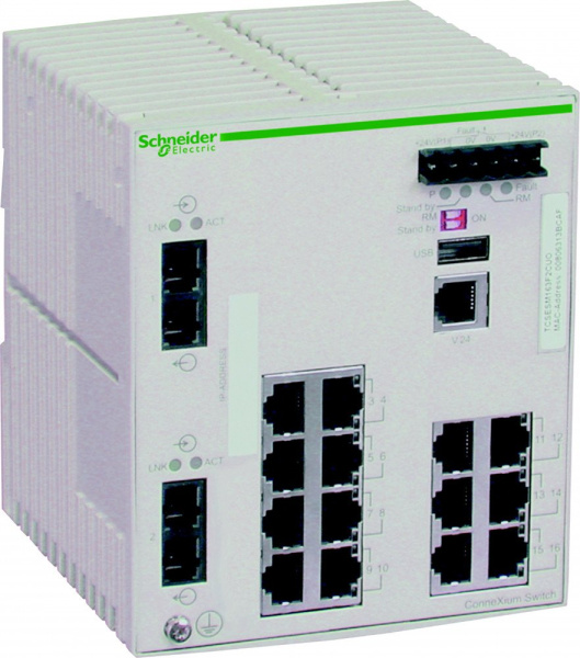 SE Коммутатор Connexium (Managed) 14TX/2FX-MM TCSESM163F2CU0