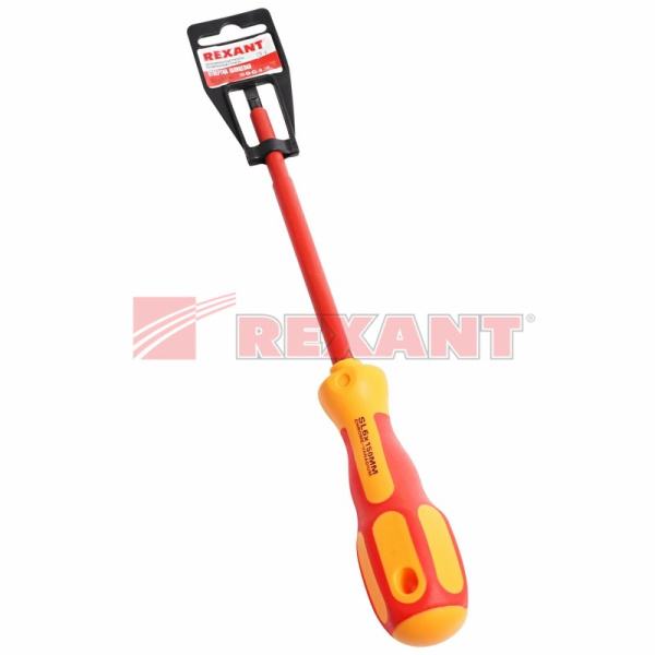 Купить Отвертка шлицевая " Электрика " SL 6 X 150 мм Rexant 12-4714